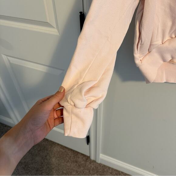 Xirena Light Pink Shawl Cotton Soft Cardigan Sweater Sweatshirt Small - Picture 14 of 14